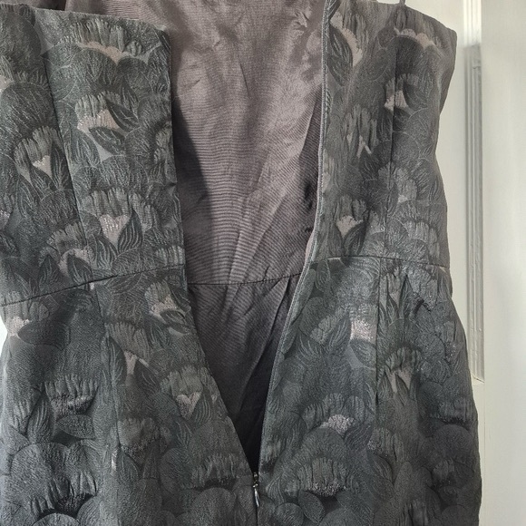 Trina Turk Elegant Metallic Fully Lined Mini Dress Black Sz 6 - Picture 6 of 10